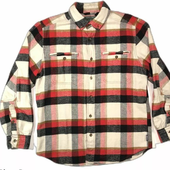 Woolrich Thick Flannel Mens Long Sleeve